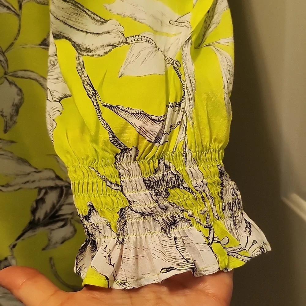 Noen Floral Shirt Dress Mini Size 8 Viscose